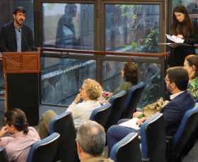 Encontro do Serviço Alemão de Intercâmbio Acadêmico com os ex-bolsistas do DF. 31/10/2025 Foto: Beto Monteiro/Ascom UnB